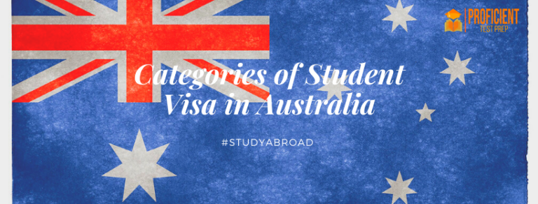 Categories of Student Visa in Australia